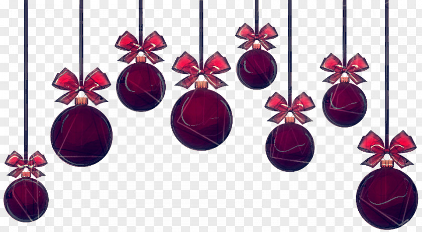 Fashion Accessory Magenta Christmas Ornament PNG