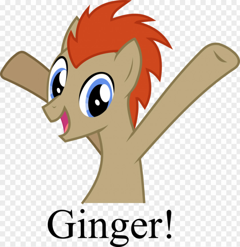 Ginger Pony Horse Cartoon Nose PNG