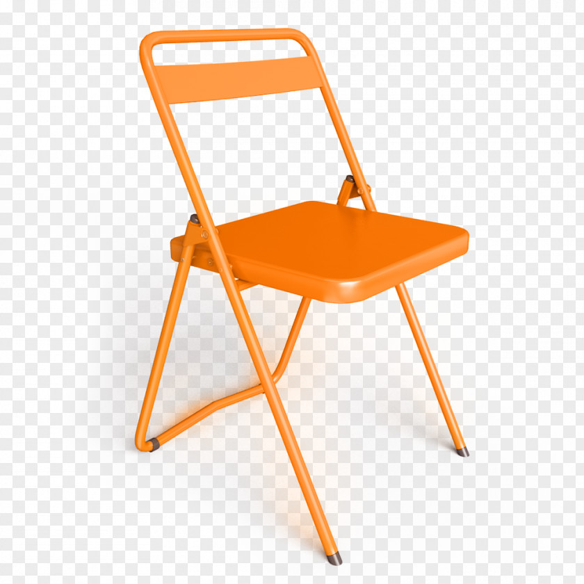 Orange Sun Folding Chair S.A. Building Information Modeling Design PNG