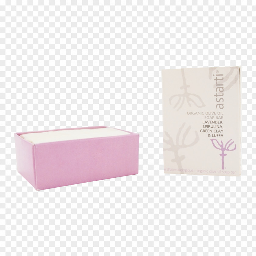Organic Soap Lilac Rectangle PNG