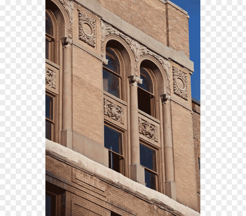 Window Facade El Paso Building Classical Architecture PNG