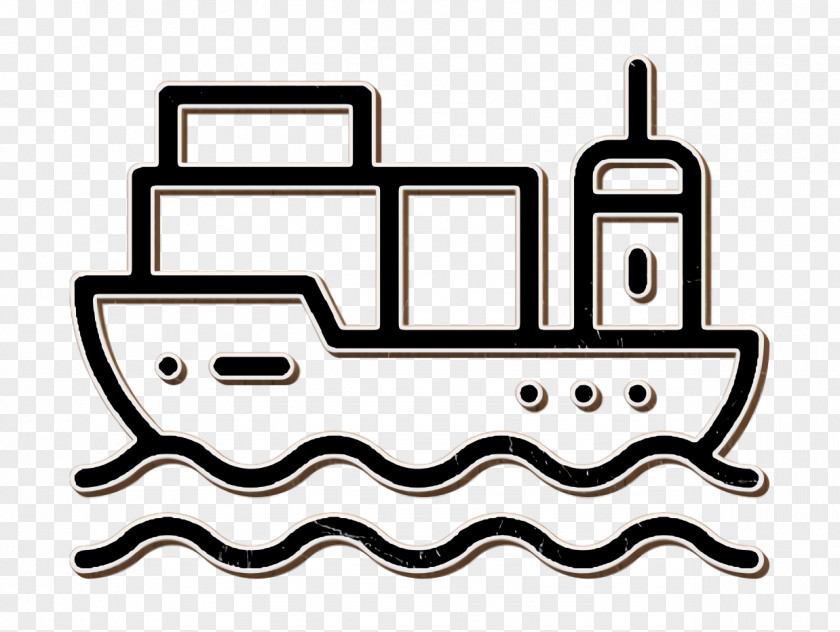 Cargo Ship Icon Boat Ecommerce PNG