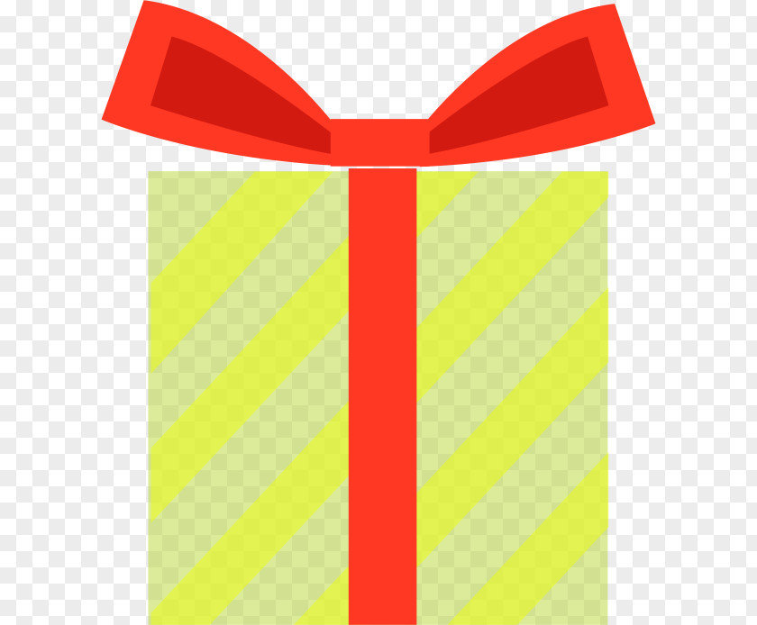 Gift Paper Yellow Angle Font PNG