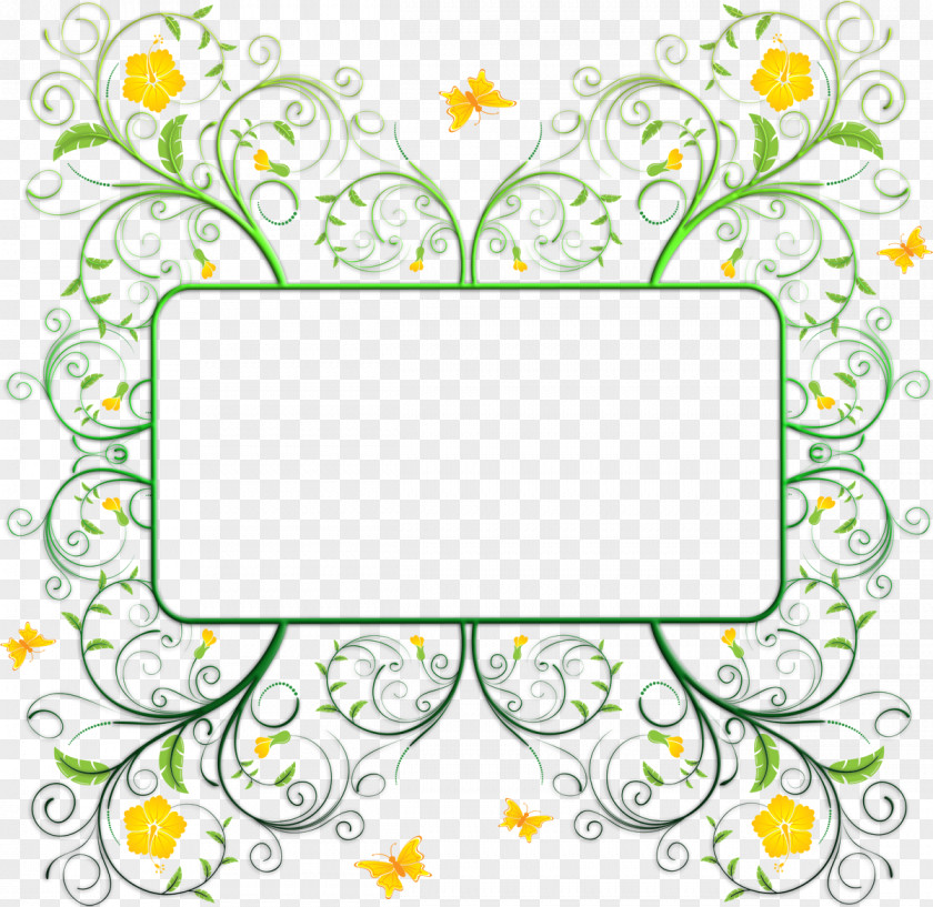 Hibiscus Flower Picture Frames Clip Art PNG