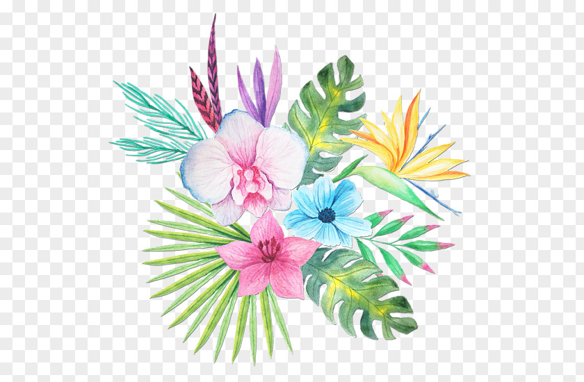 Painting Flower Bouquet Beach Towels Watercolor PNG