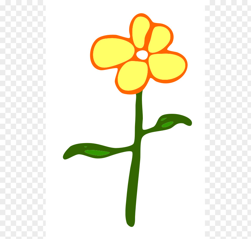 Simple Flower Cliparts Cartoon Clip Art PNG