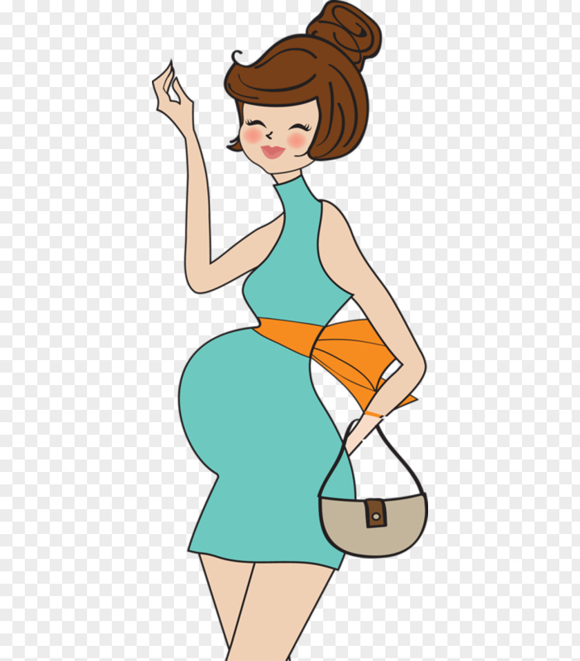 Woman Pregnancy Drawing PNG