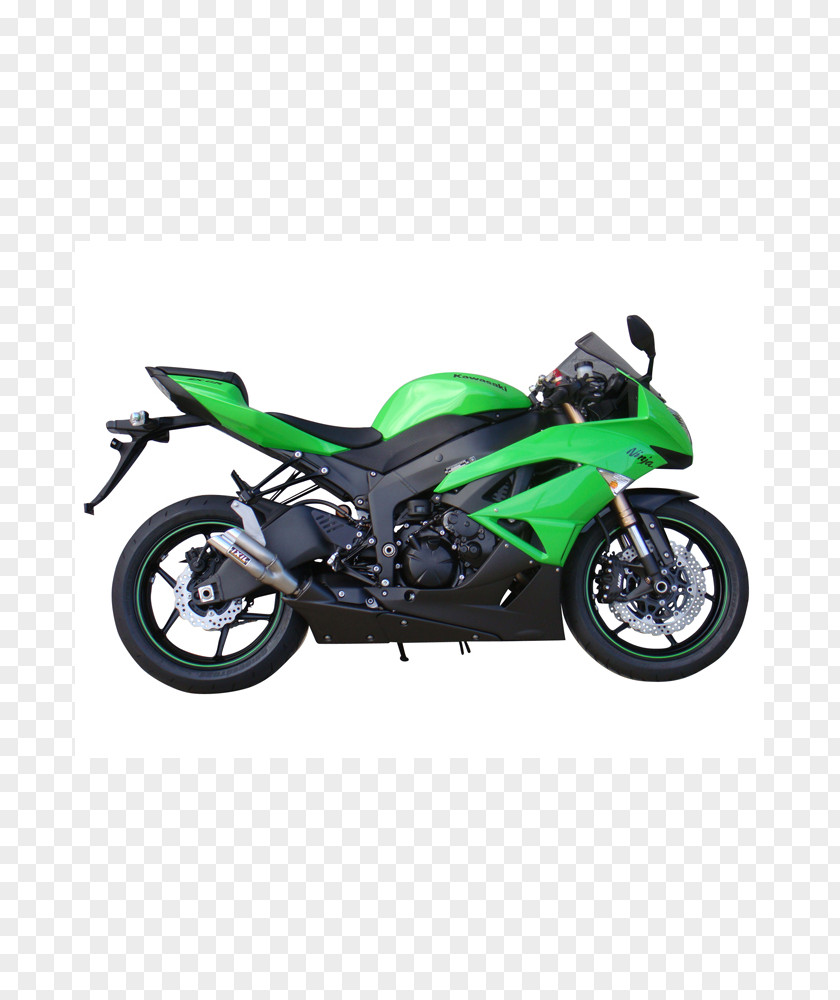 Motorcycle Exhaust System Ninja ZX-6R Kawasaki ZX-10R PNG