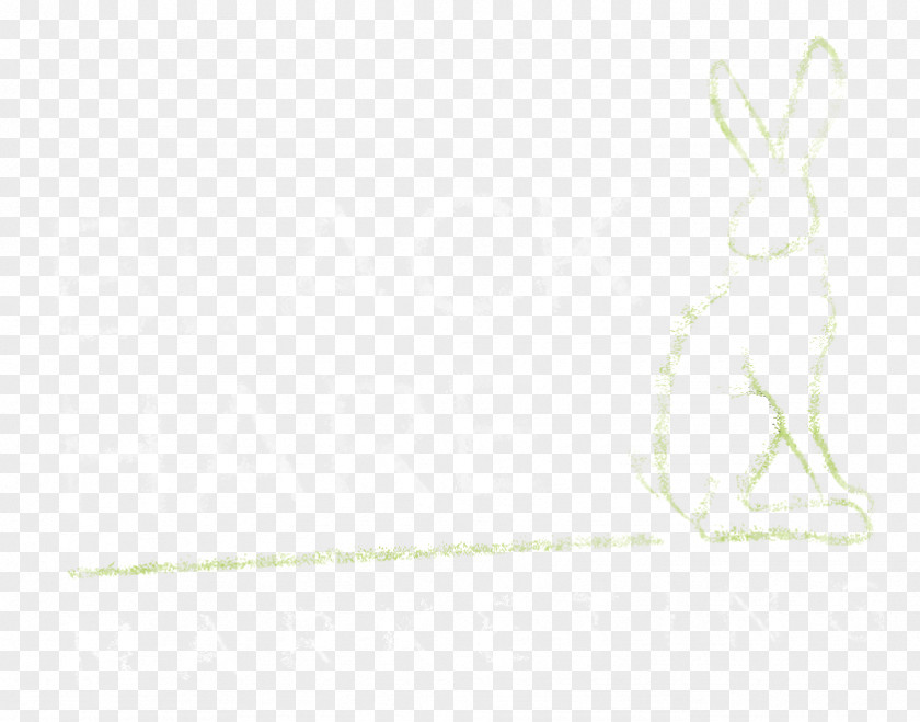 Rabbit Hare Easter Bunny Finger Sketch PNG