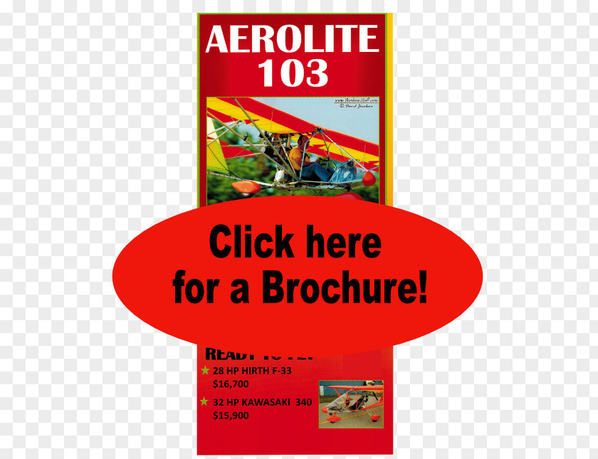 Aircraft Banner Aero-Works Aerolite 103 United States Poster PNG
