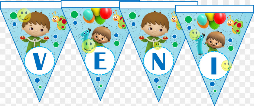 Birthday Party Number BabyTV Convite PNG