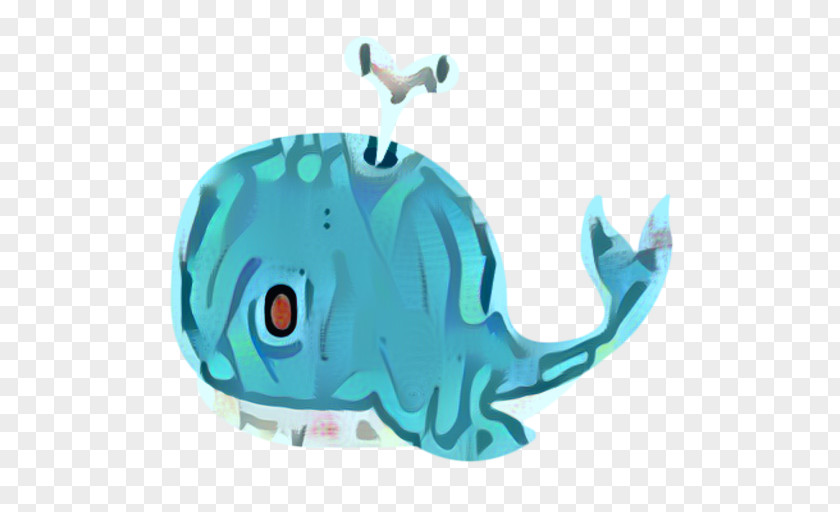 Blue Whale Animal Figure Cartoon PNG