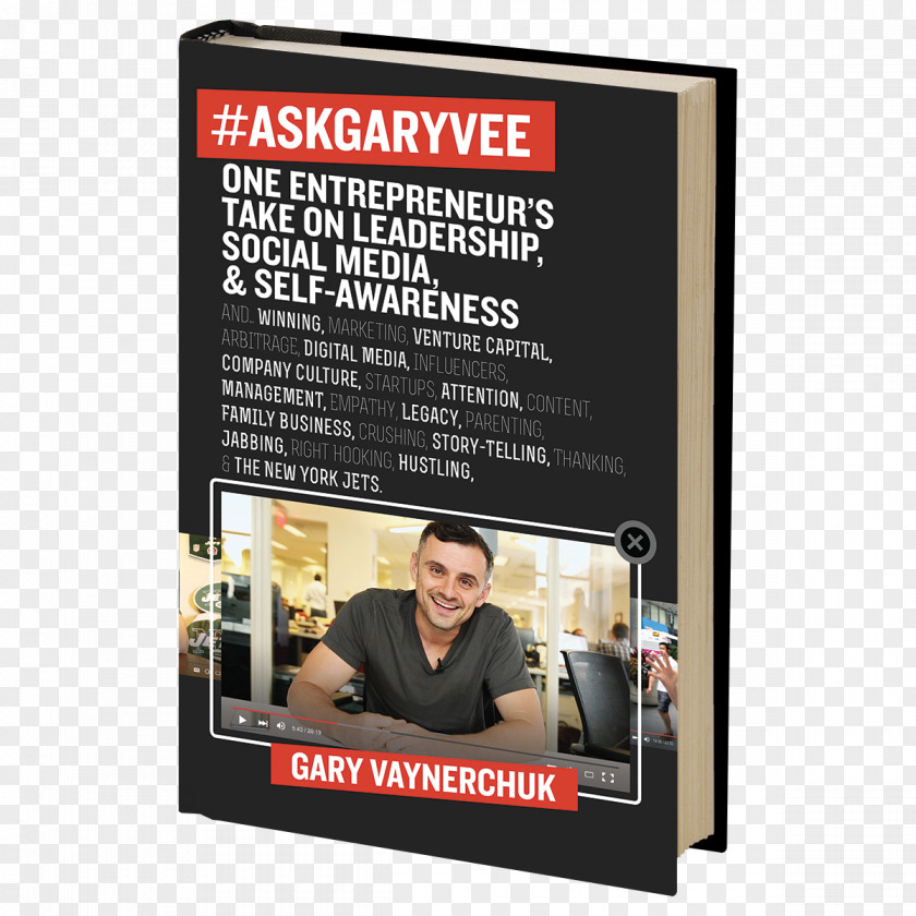 Book #AskGaryVee: One Entrepreneur's Take On Leadership, Social Media, And Self-Awareness Hardcover E-book Barnes & Noble PNG