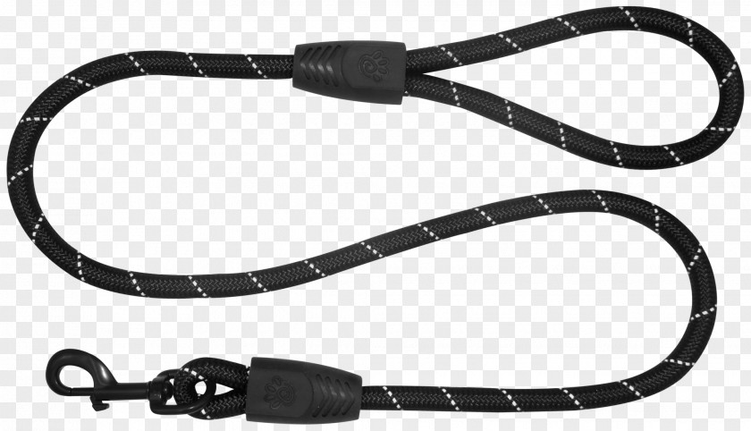 Dog Leash Rope Natural Rubber Handle PNG