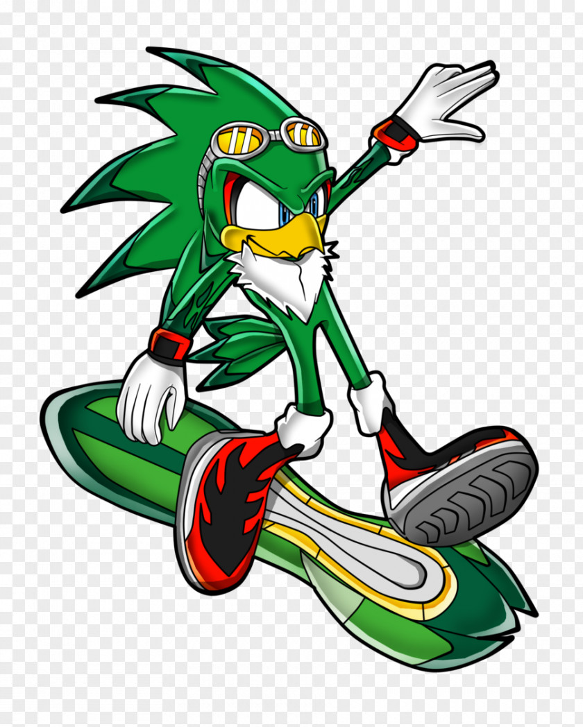 Jet The Hawk Sonic Riders Drawing Art PNG