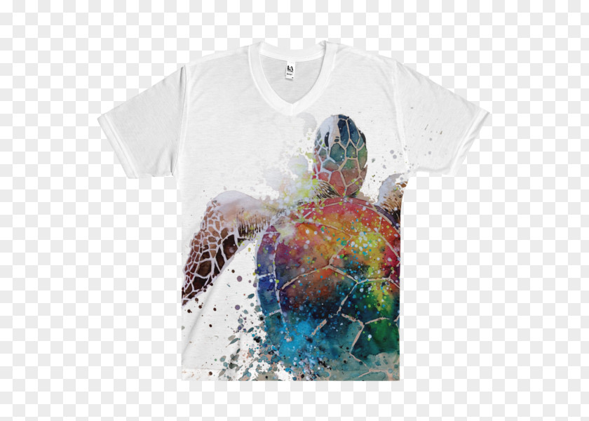 T-shirt IPhone X 8 Watercolor Painting 7 PNG