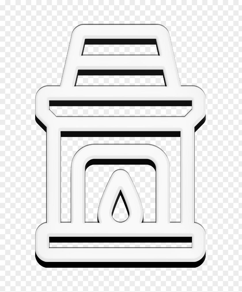 Fireplace Icon Home Decoration Chimney PNG