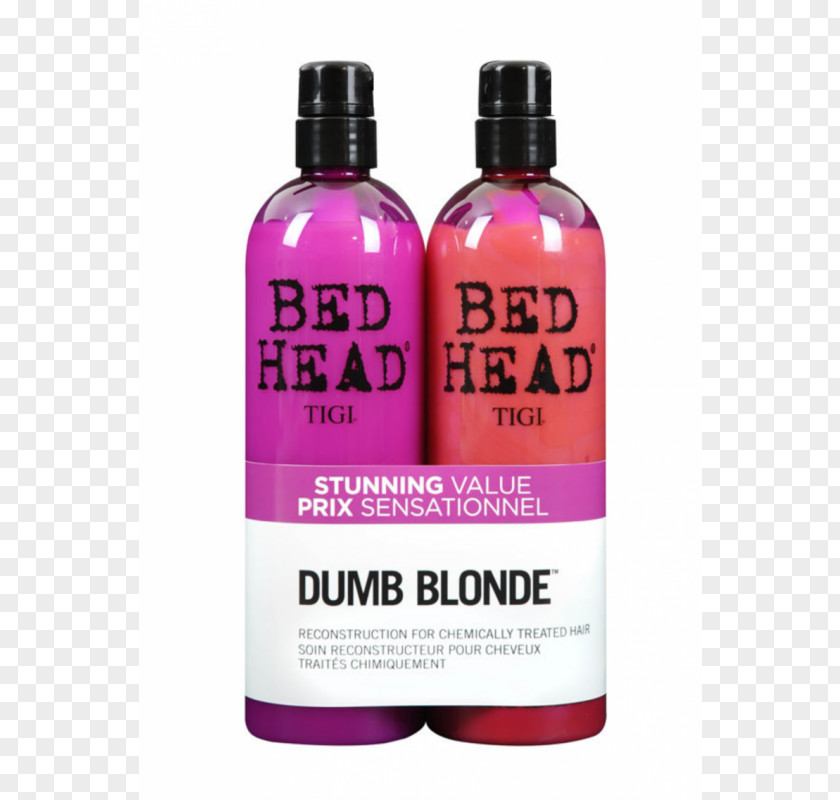 Hair Bed Head Dumb Blonde Shampoo Care Urban Anti-dotes Resurrection Antidotes Re-Energize PNG