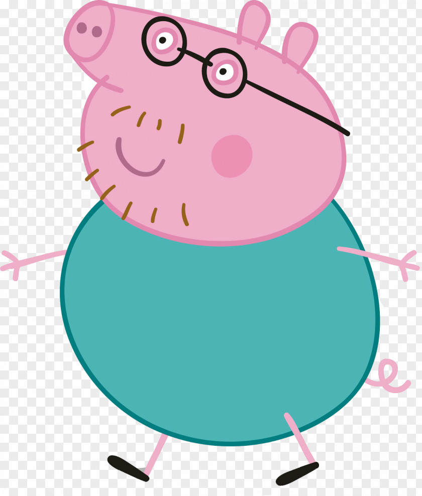 PEPPA PIG Daddy Pig Mummy Child Father PNG