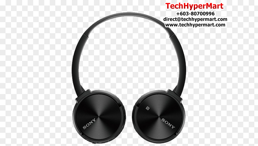 Sony Wireless Headsets Mic Headphones MDR-ZX330BT Headset Bluetooth PNG