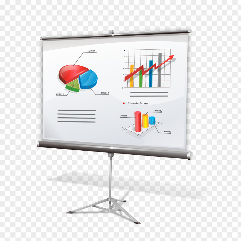 Teaching Model Projection Chart Presentation Icon PNG