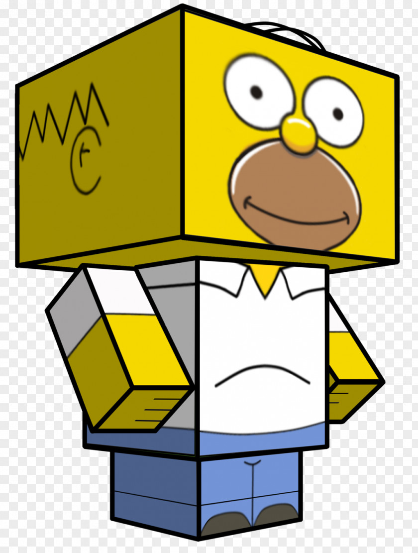 Bart Simpson Paper Model Make Your Own Toys Art PNG