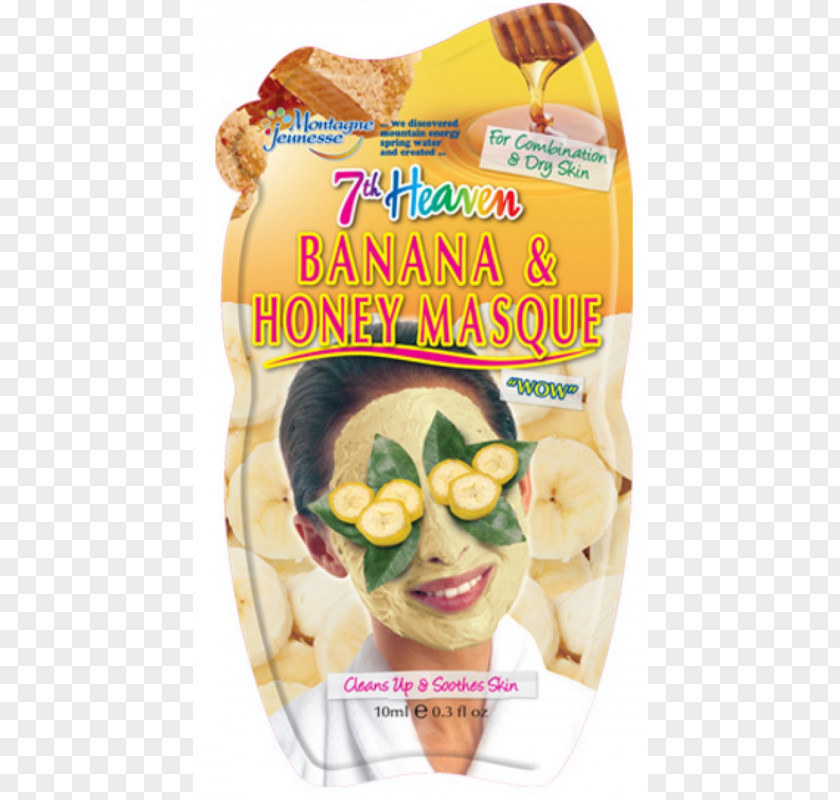 Mask Facial Banana Honey Montagne Jeunesse PNG
