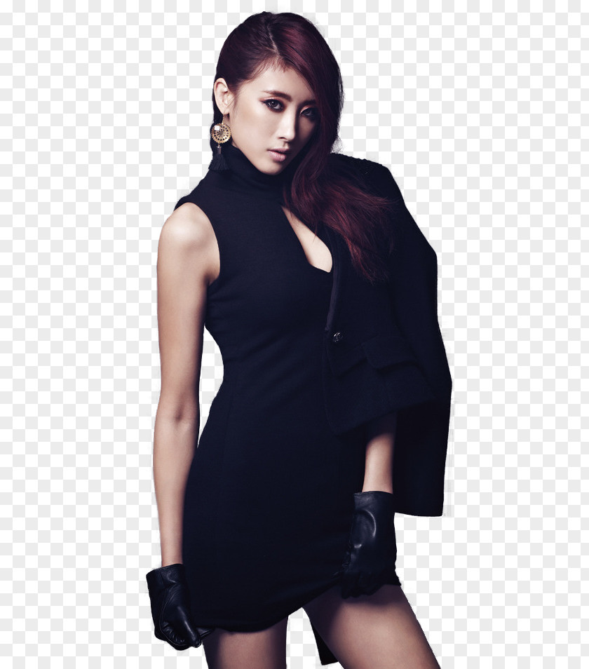 Model Hyuna Nine Muses Little Black Dress Lee Hyunjoo PNG