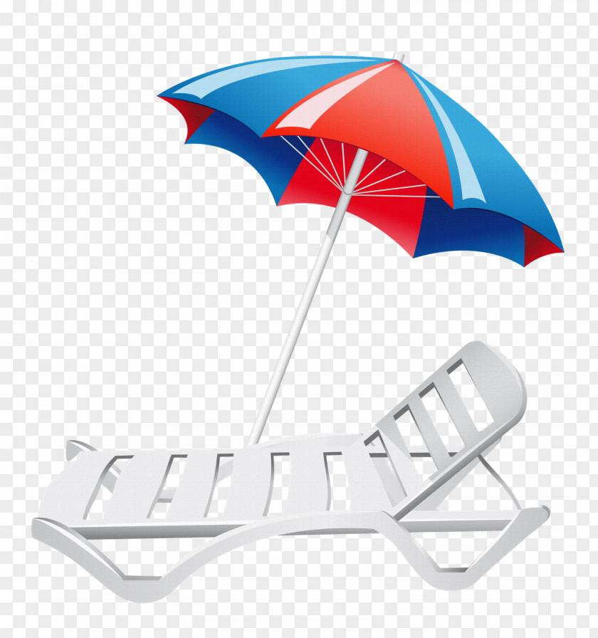 Parasol Deckchair Beach Clip Art PNG