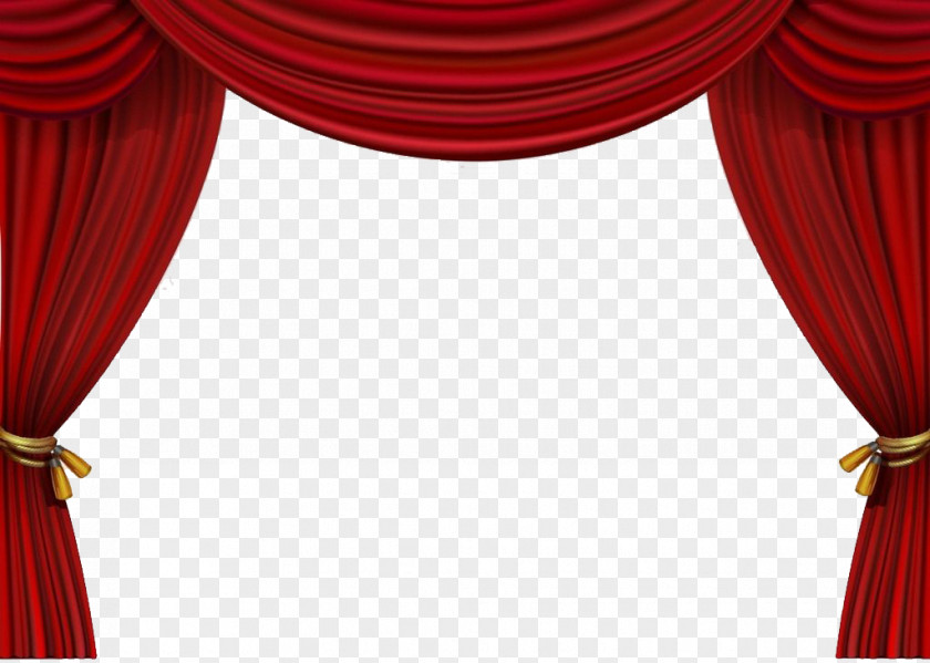 Pull Up The Curtains Theater Drapes And Stage PNG