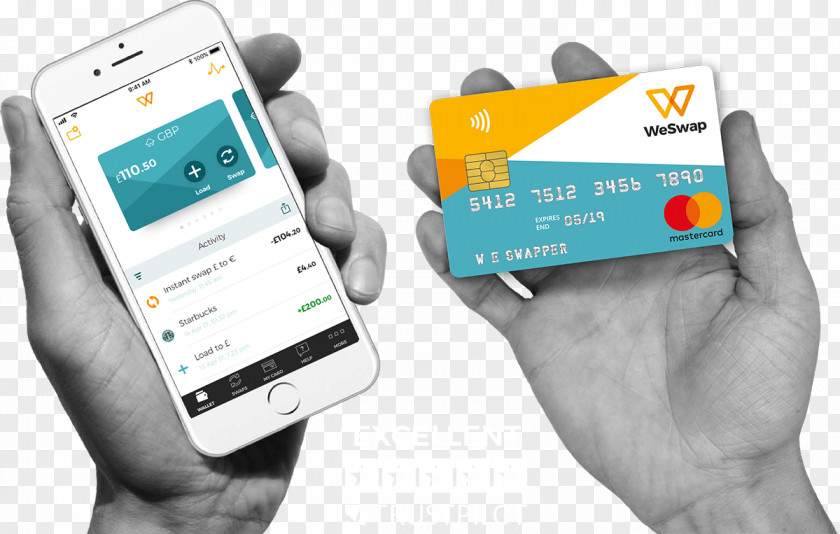 Visit Card Stored-value WeSwap Credit Smartphone Currency PNG