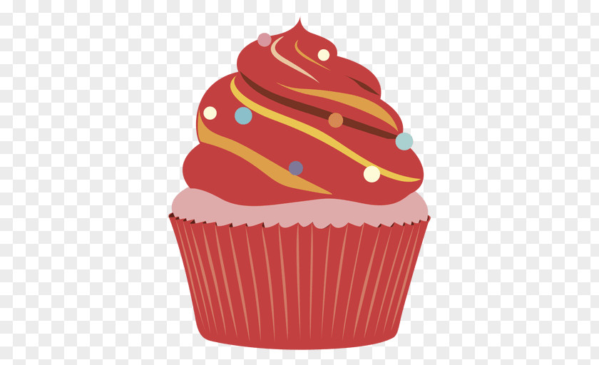 Cup Cake Ice Cream Cupcake Red Velvet Bakery Frosting & Icing PNG