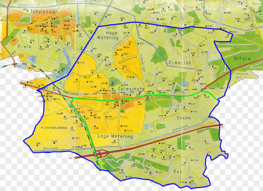 De Bannink Gemeenschapshuis Kuip Loo Map Land Lot PNG