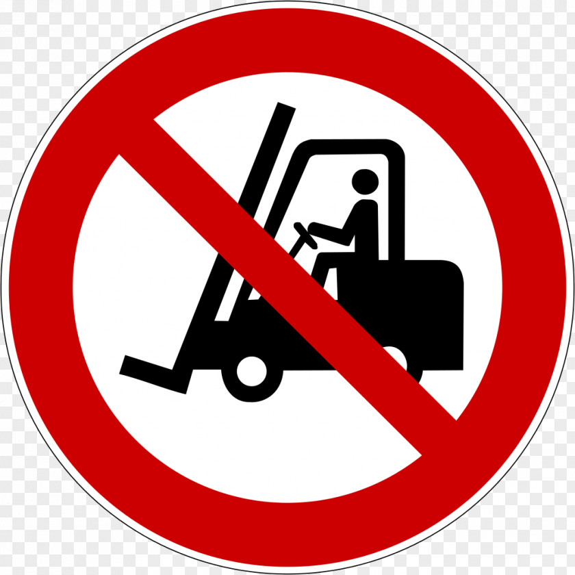 Forklift Operator Sticker Plastic No Symbol PNG