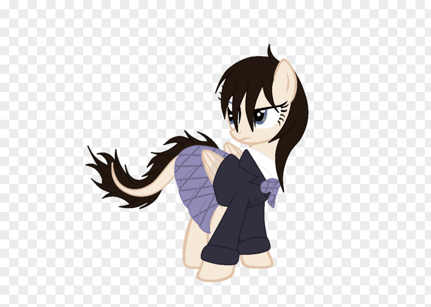 Horse Black Hair Legendary Creature Cartoon PNG