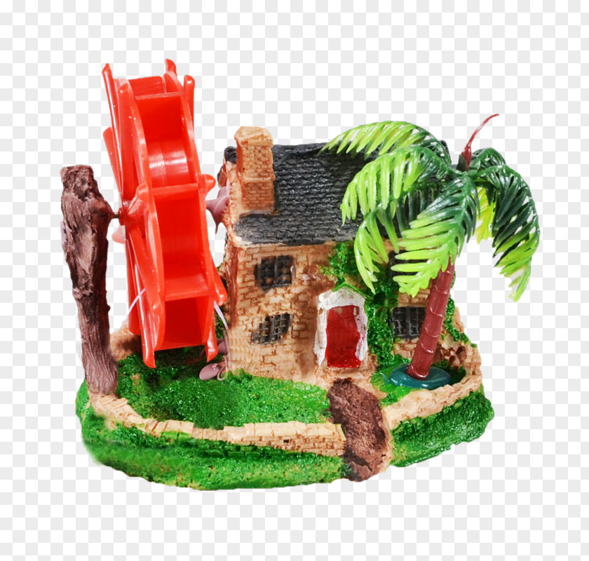 Bubble Small Stone House Resin Wind Wheel Clip Art PNG