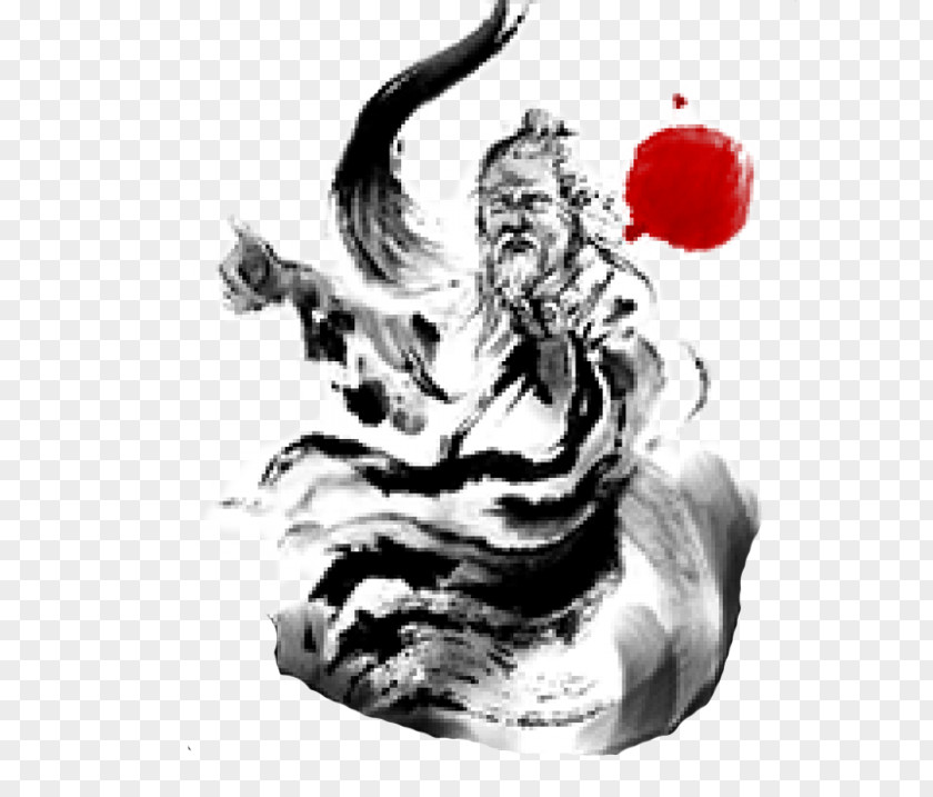 Painting Ink Wash Chinese Art Martial Arts Drawing PNG