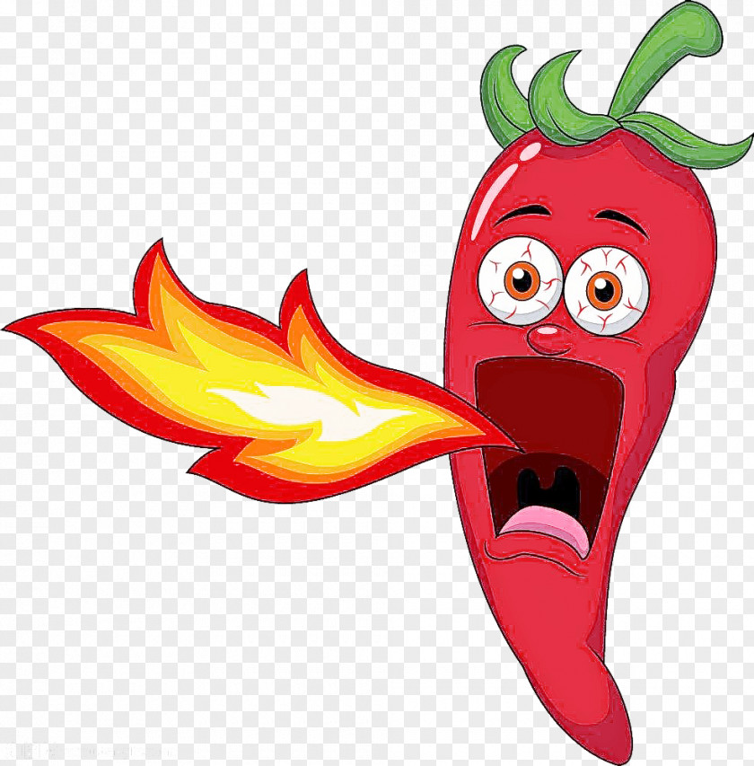 Plant Capsicum Chili Pepper Cartoon Vegetable Bell Peppers And Red PNG