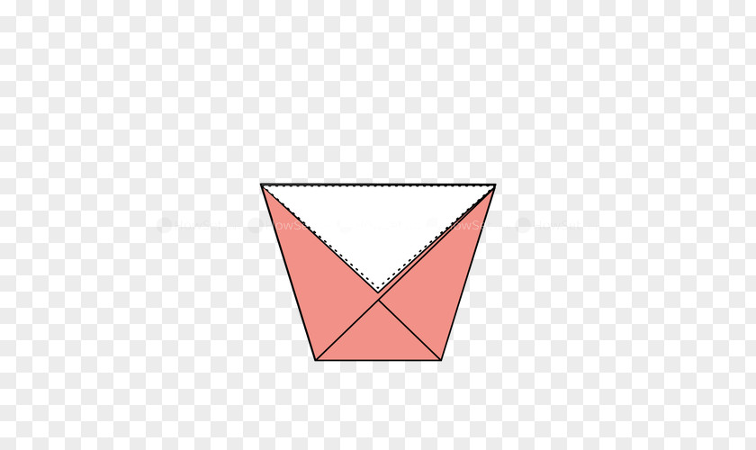 Cartoon Origami Paper Triangle Art PNG