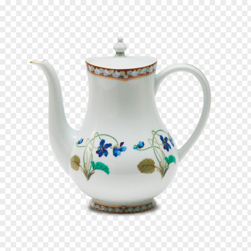 Coffee Pot Teapot Kettle Porcelain Mug Pottery PNG