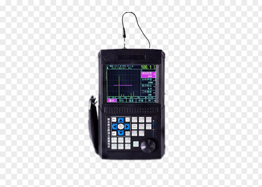 Flaw Ultrasound Ultrasonic Testing Electronics Defektoskop Measuring Instrument PNG