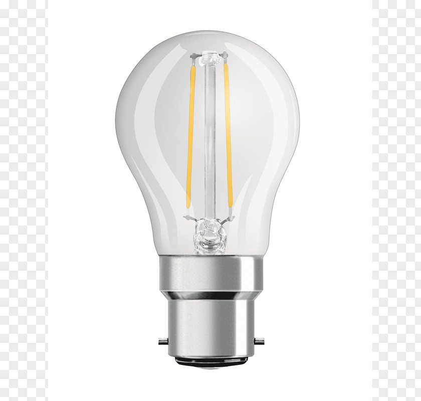 Light Incandescent Bulb Bayonet Mount LED Lamp Filament PNG