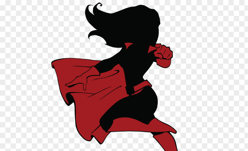 Silhouette Superhero PNG