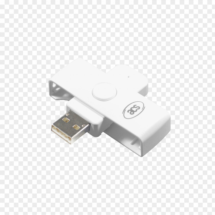 USB Adapter Flash Drives Smart Card Reader PNG