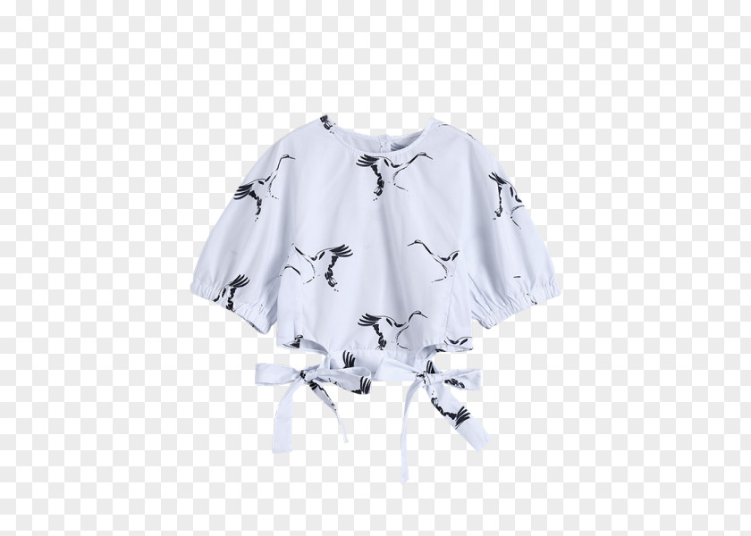 Chinese Crane Sleeve T-shirt Blouse Clothing Swimsuit PNG