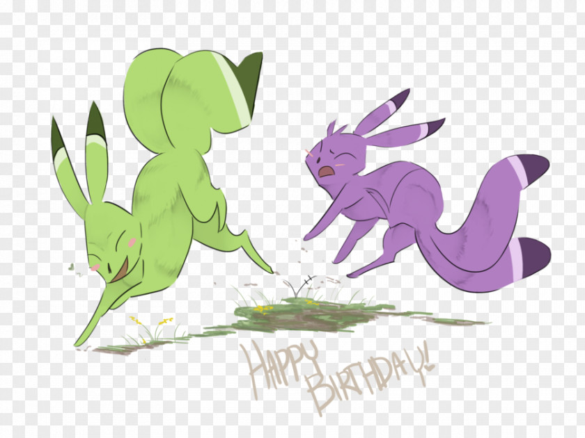 Happy Birthday Kids Horse Leaf Cartoon PNG