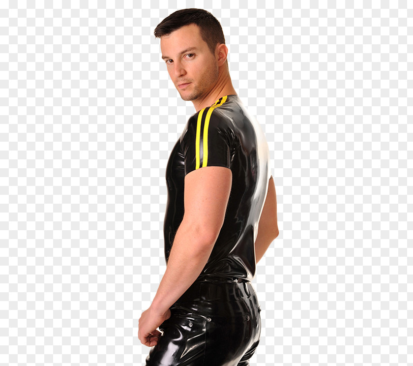 Men Vest T-shirt Robert Taylor Neck LaTeX PNG