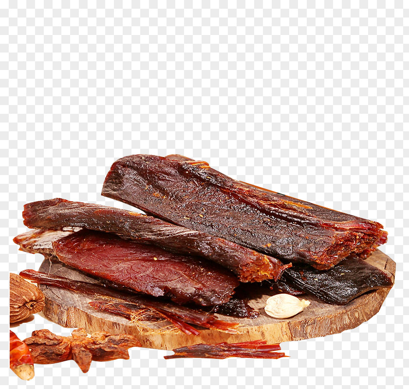 Shredded Beef Jerky Bakkwa Flat Iron Steak Roast Pastrami PNG