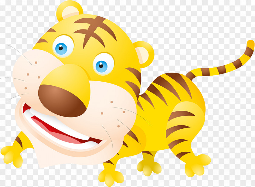 TIGER VECTOR Tiger Cartoon PNG
