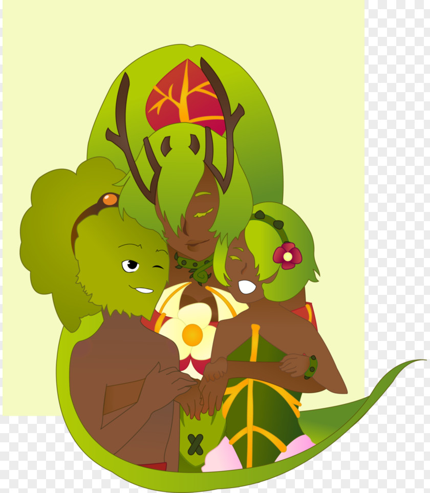 Wakfu Sir Percedal Green Character Leaf Clip Art PNG